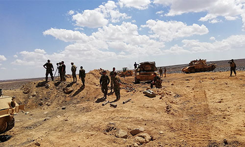 Los remanentes de Daesh “agonizan” en la región desértica de Sweida